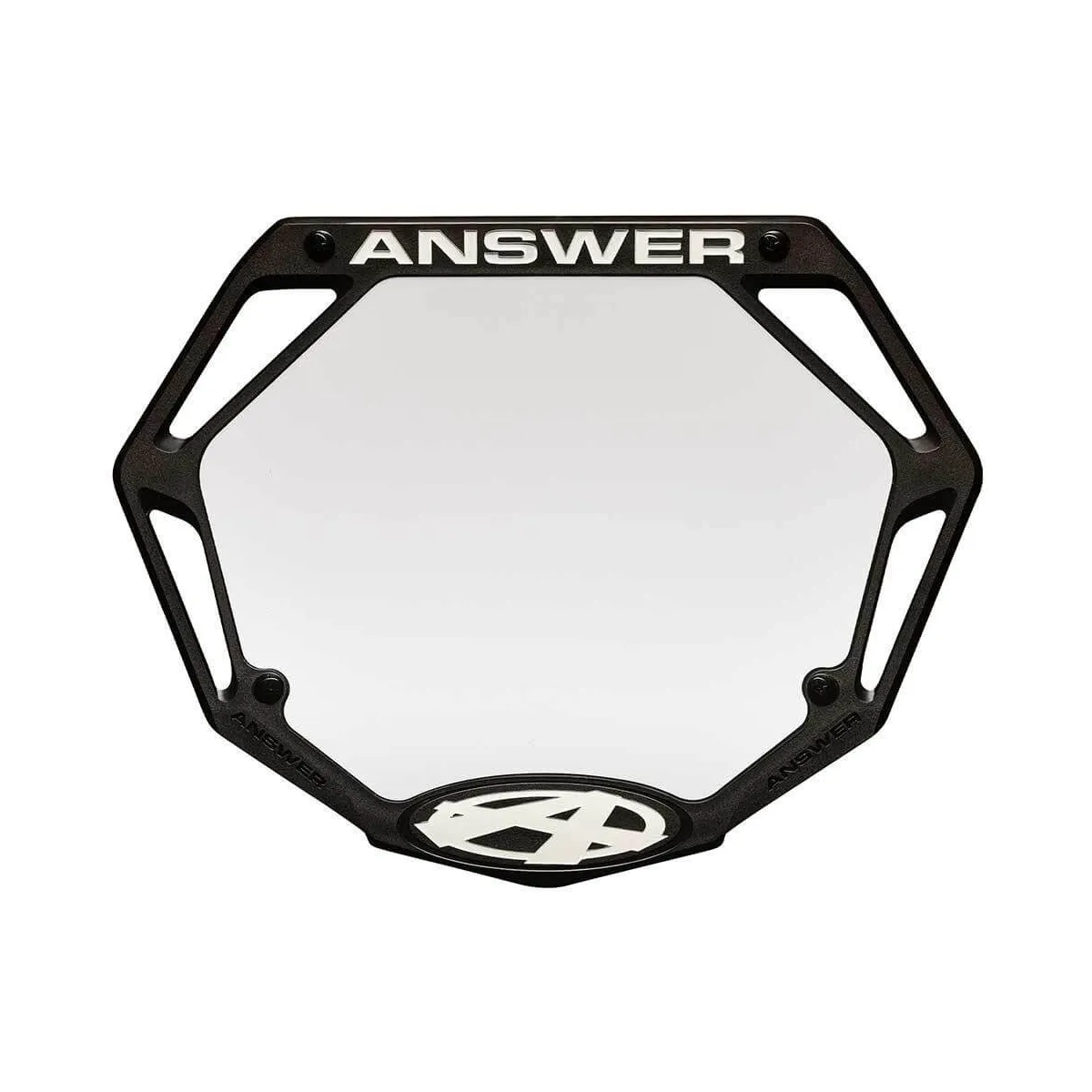 Answer 3D Number Plate Black